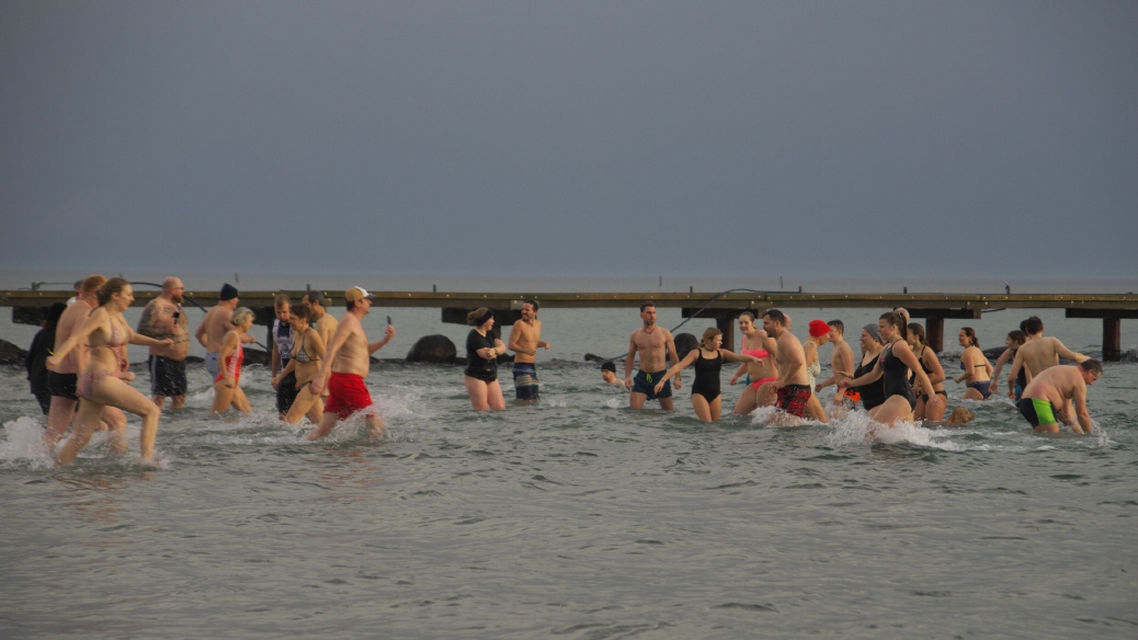 Anbaden auf Fehmarn