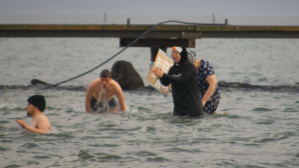 Anbaden auf Fehmarn